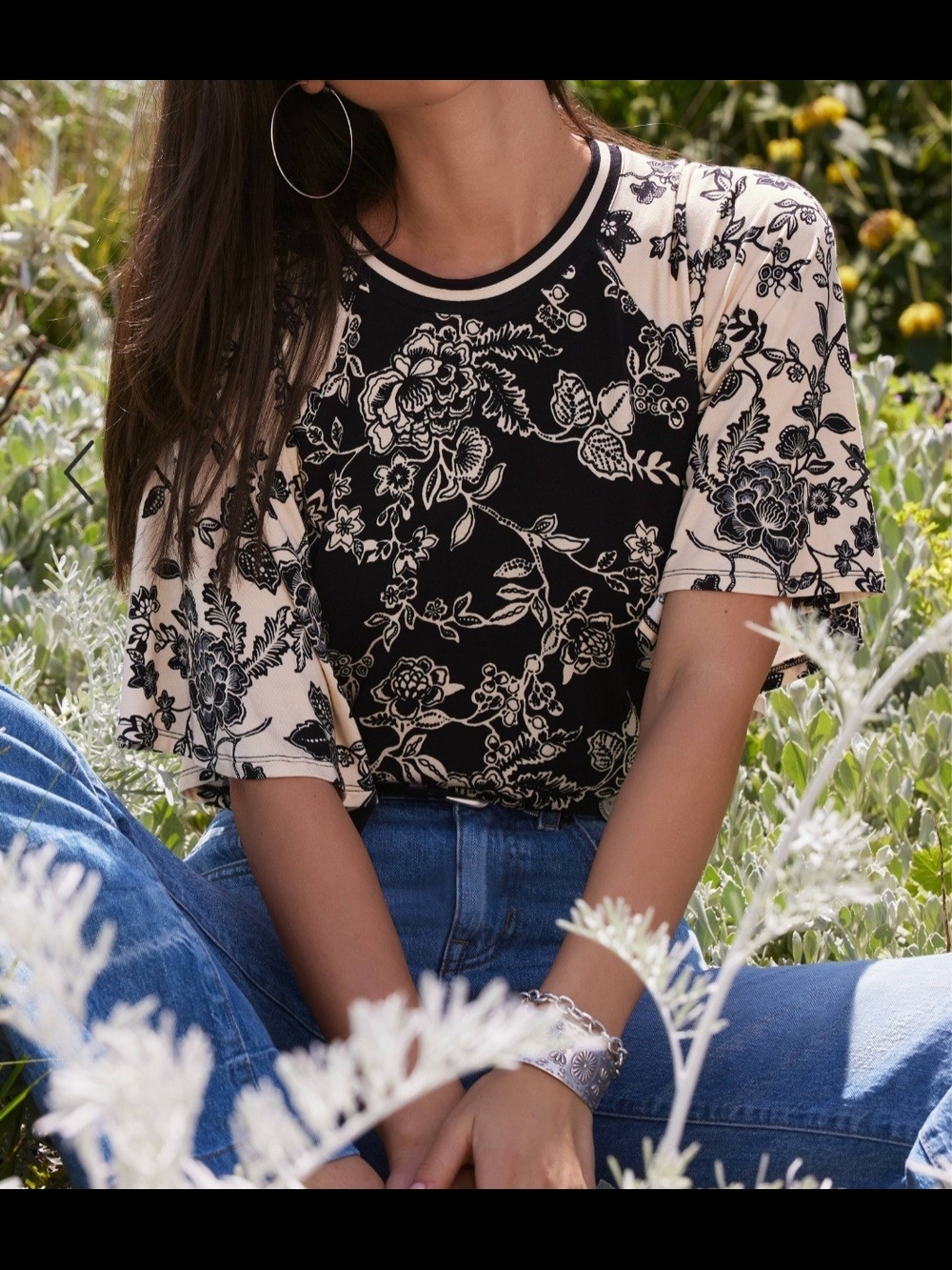 JOHNNY WAS * THE JANIE FAVORITE FLUTTER RAGLAN SLEEVE - Picture 2 of 10